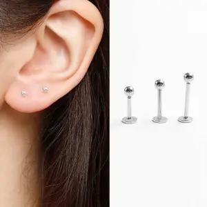 [OPK] 써지컬 스틸 원형 볼 피어싱 귀걸이 악세사리