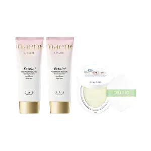쟈스 엑토인 맨얼굴 크림 55ml x2 + 셀라보 선쿠션 시즌2 23g