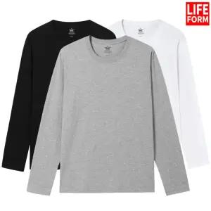 추가금X 긴팔티셔츠 무지티 긴팔티 무지긴팔티 빅사이즈 오버핏 무지 흰티티 라운드티 반팔티 긴팔티 티셔