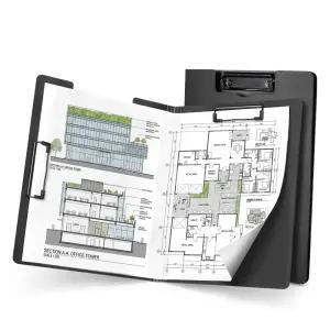 양면 클립보드 A4 A3 용지 서류 받침 정리 케이스 결재판 오피스 도면 화일 서류철 바인더 덮개형