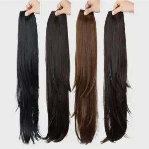 여자 4컬러 고열사 인조모 C컬가발 원터치 부분가발