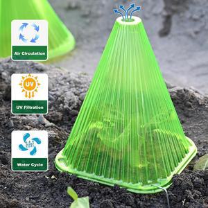 식물 보호 커버 야채 정원 달팽이 도구 고리 모자 액세서리 모종 농업 온실 미니 용품