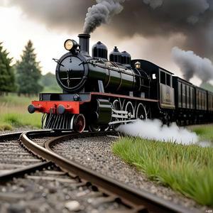 어린이 기차 트랙 장난감 레트로 클래식 엔진 조명이 있는 긴 아이들을 위한 이상적인