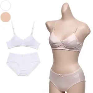 운동용인견 빈티지브라 심플A컵브라 매일입기좋은브라 인견하의 부직포속옷 런닝용인견브라 데일리인너웨어 인견속옷 메쉬브라세트 노와이어 팬티 주니어 브라 세트 심플 A컵 베이직 언더웨어