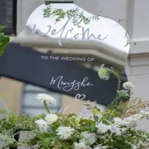 비정형 아크릴 거울 방폭 인테리어 대형 걸이형