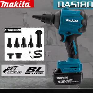 Makita DAS180 18V 충전식 공기 먼지 총 청소 부는 무선 리튬 배터리 팽창기