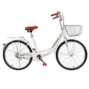 여성용자전거 26인치 출퇴근 클래식 자전거바구니 바구니자전거 6단 빈티지 금속