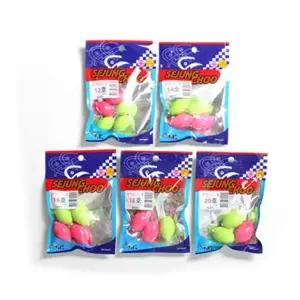 낚시 무게추 봉돌 다운샷 야광 구멍추낚시추 고리추 qLd1+6FKK