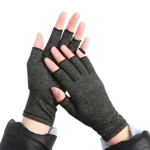 손관절보호 압박 반장갑 (S) DK45굳은살방지 얇은 오픈핑거 고탄성 목장갑 철봉