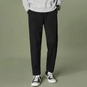 남성 베이직 밴딩 일자팬츠 1p 캐주얼 슬랙스 봄바지