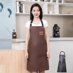 방수 가죽앞치마 오염방지 식당 주방 카페 업소용 방수앞치마 주방앞치마