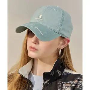 [하프클럽/]레터링 자수 워시드 코튼 볼캡