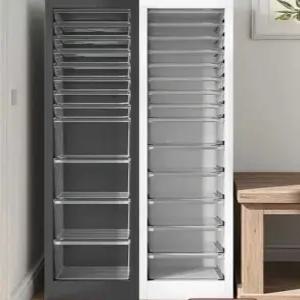 네일샵 수납장 A4 서류함 매니큐어 젤 용기 테이프 디스펜서 바닥이 평평한 화장품 원단 샘플 보관함.