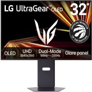 LG 32GX850A-B 32인치 울트라기어 4K UHD(3840 x 2160) 유광 OLED 게이밍 모니터 듀얼 모드 165Hz/330Hz