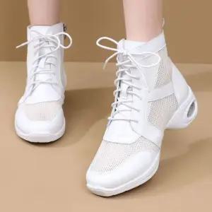 라인 재즈화 메쉬 부츠 댄스신발 운동화 라틴 신발 댄스화 라인댄스 연습화 발편한