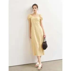 제너럴아이디어 스모킹 플라워 롱 피스 [YELLOW] WBE2L15514 383590