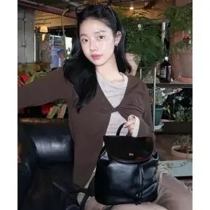 제너럴아이디어 레이어드 트위스트 티셔츠 [BROWN] WBE3L01502 382765