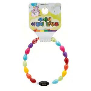 호연 불교 기원 팔찌 자개 무지개 어린이 띠 합장주 염주 (뱀)