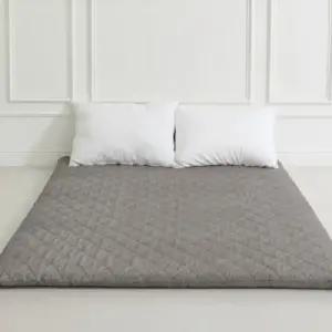 제이리빙 접이식 3단 매트리스 민무늬 S 그레이