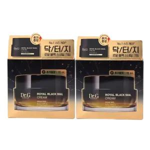 닥터지 로얄 블랙 스네일 크림 50ml+15ml 2개