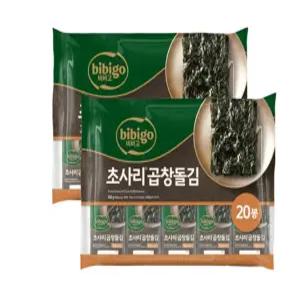 비비고 초사리곱창돌김 5g 20입 1개