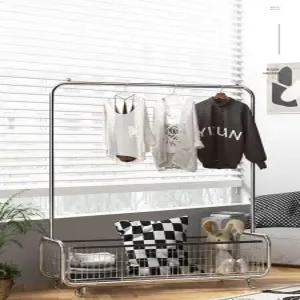 미드센추리행거 스탠딩 모던 옷걸이 골드 철제 블랙