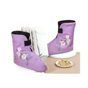 발 양발 다리 온열기 전기 핑크 가정용 찜질기 발목