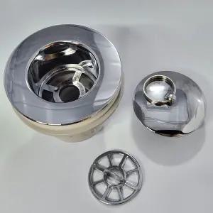 욕조배수구 일자(호스없음) 마개부분만 세트 트랩 욕실 거름망 교체