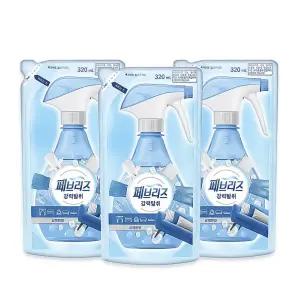 페브리즈 섬유탈취제 강력탈취 상쾌한 향 리필/320ml 3개