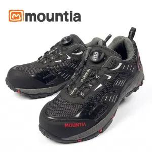 마운티아 안전화 다이얼 작업화 4인치 단화 블랙