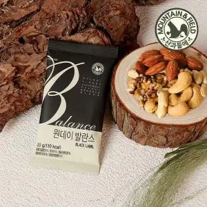 [산과들에] 하루견과 원데이 발란스블랙 80봉