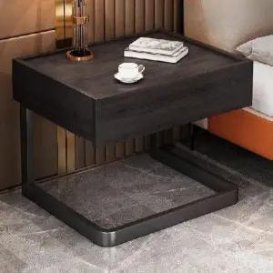 스마트협탁침대 옆 우드 월넛 무선 침대 충전