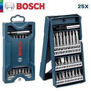 Bosch 25Pcs 교체 가능한 스크루 드라이버 헤드 키트 고경도 전기 스크루 드라이버 드릴 비트 나사 25Mm 50