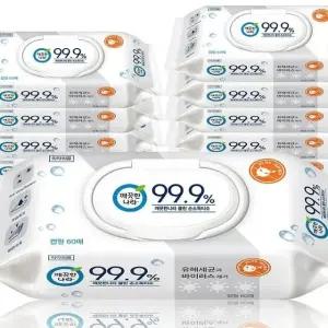 깨끗한나라 소독티슈 60매10팩 알콜티슈 차량용물티슈(SH)