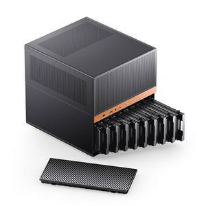 JONSBO N6 NAS 케이스, 마이크로 ATX 9HDD PC 설치된 멀티 /SSD 설치 /SFX 3가지 위치 장치 드라이브 2개, 공급 포지션, 베이(핫스왑), PSU, 지원, 240AIO GPU305MM, 지원 전원 팬 사전