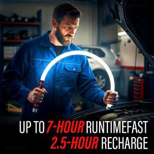 구부릴 수 있는 LED 손전등 스틱 휴대용 유연한 작업등 고루멘 충전식 3가지 밝기 모드(기계공 자동차 수리