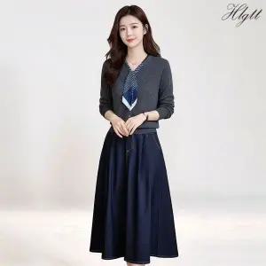 [헬리꽁땡] 노바 스카프 가디건 데님 3종세트_24192151_671726