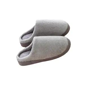 겨울 실내화 기모 융털 슬리퍼 여성용 그레이/실내/층간/소음/따뜻한/논슬립/방지/방한/미끄럼/가정용/경량