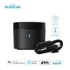 HTS2 온도 및 습도 센서를 갖춘 BroadLink RM4 미니 WI-Fi 스마트 범용 적외선 리모컨, Google Home, Alexa
