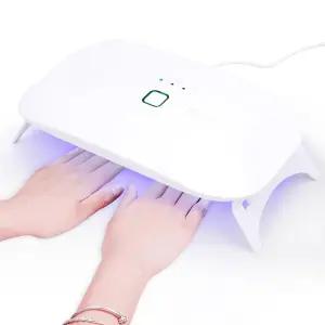 UV LED 네일 램프 건조기 48W 미니 라이트 젤 폴리시 레진 아트용 USB 핸즈 프리 플래시 큐어 익스텐션