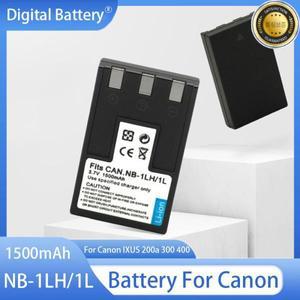 1500mAh 배터리 NB-1L 충전식 Canon IXUS 200a 300 v2 v3 IXY PowerShot S110 카메라