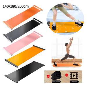 2M 요가 슬라이딩 매트 스포츠 피트니스 운동기구 필라테스 다리 보드 하키 아이스 글라이드 트레이닝 롤러 스케이팅