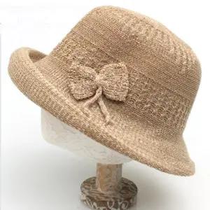 준캡 성인 할머니 중년 여성모자 볼륨챙리본 봄 여름 가을 나들이모자