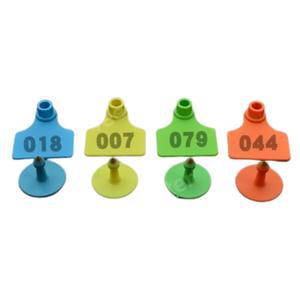 식별 100세트 번호표 목장 태그 양귀 이표 귀표 방역 축산 번호판 이름표 염소 개체