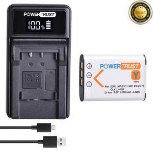 POWERTRUST 배터리 및 충전기 LI-60B DLI-78 DB-L70 올림푸스 FE-370 Optio L50 V20 Ricoh VPC-E10