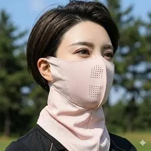 [셀러허브 패션][빅마담] UV 자외선차단 얼굴가리개 스포츠 골프 (46769987)