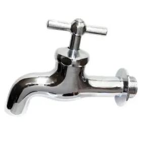 [생활] 수리수도꼭지 워터파크 수전 일자가로 걸레개수대 일반수도꼭지 13.5cm