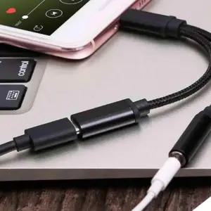 오디오 충전케이블 C타입 헤드폰 3.5mm 이어폰 커넥터 GoS3+2ktD