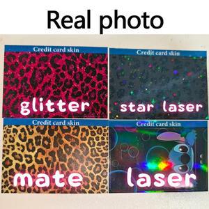 귀여운 쿠로미 마이멜로디 행요돈 포차코 시나모롤 꿈 신용카드 스킨 스티커 앞면 반짝이 필름 커버