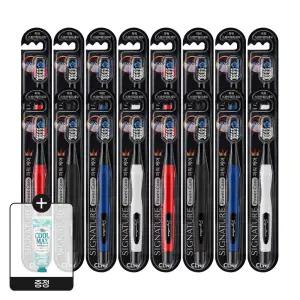 크리오 시그니처 파워케어 딥클린 크로스 탄력모 칫솔 16개입+쿨맥스민트 치약 1개 증정